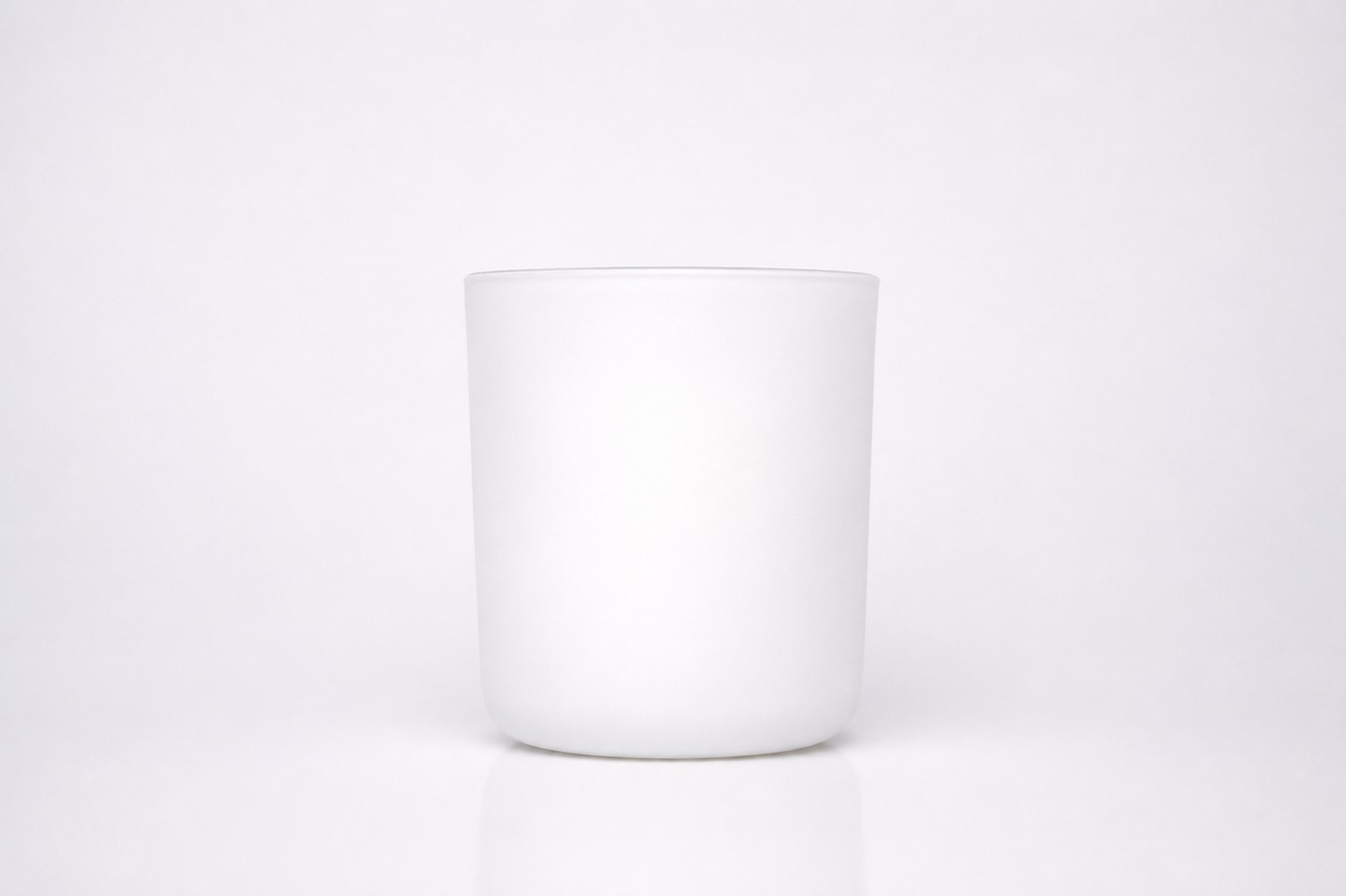 matte white candle